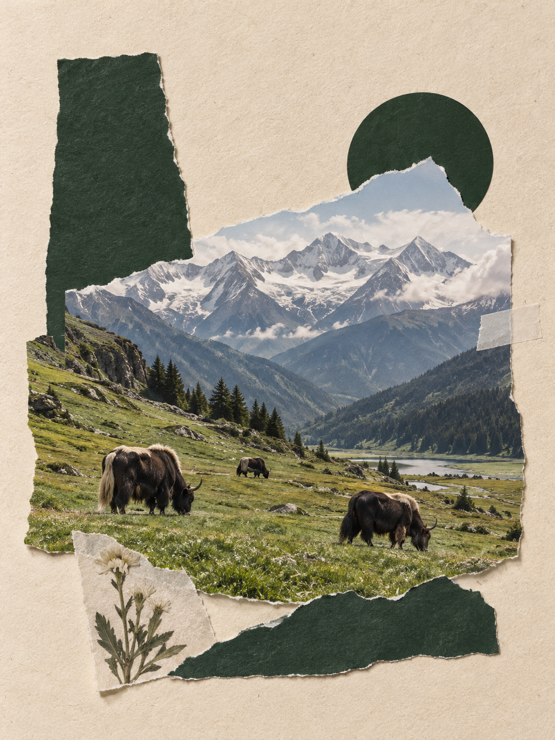 Paper Collage — Style example